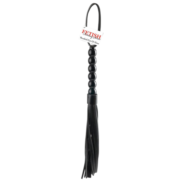 Плётка Bad Kitty Series Beaded Cat-o-Nine Tails Черный  photo 1