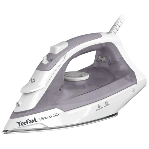 Fier de călcat Tefal FV2C43E0 White 2000 W, 27 g/min, 0.24 l, Ceramică photo 1