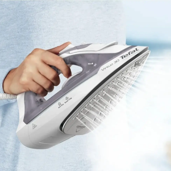 Fier de călcat Tefal FV2C43E0 White 2000 W, 27 g/min, 0.24 l, Ceramică photo 4