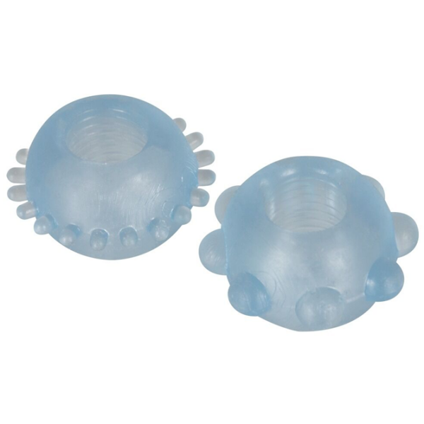 Эрекционные кольца You2Toys 2in1 Cock Ring Set Светло-синий  photo 2