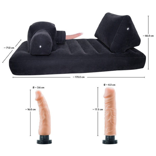 Кресло для секса You2Toys Velvet Luxury Bed Черный  photo 10
