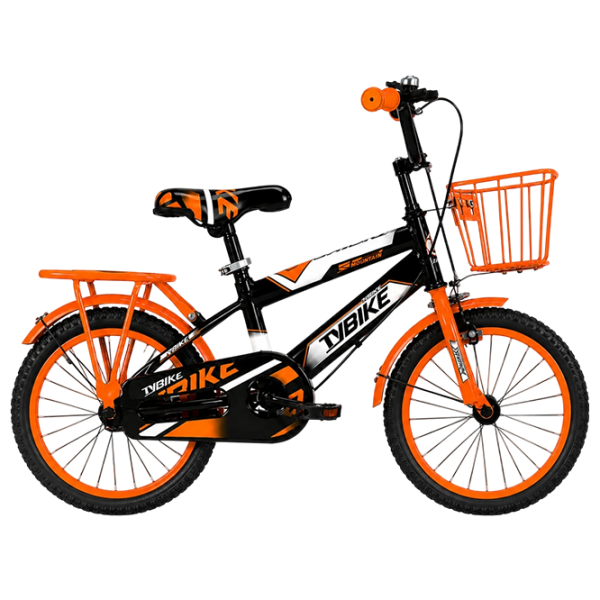 Bicicletă TyBike BK-06 20" Orange Black Aliaj de magneziu / Pentru copii photo 1