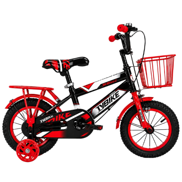 Bicicletă TyBike BK-06 12" 12" Red Black Aliaj de magneziu / Pentru copii photo 1