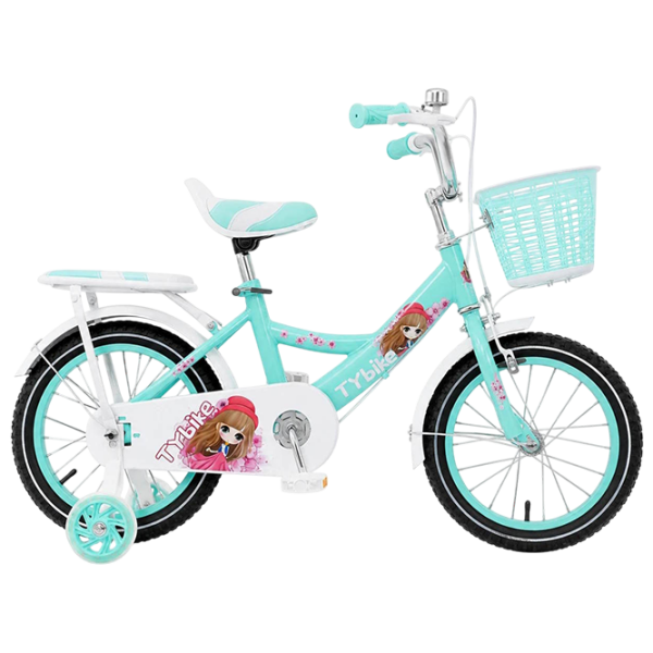 Велосипед TyBike BK-011 12" 12" Зеленый White Сталь / Детский photo 1