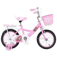 Bicicletă TyBike BK-011 14" 14" Pink White Oțel / Pentru copii