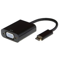 Adaptor APC USB TYPE C to VGA Female Black USB Type-C