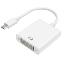 Adaptor APC USB TYPE C to DVI FEMALE White USB Type-C