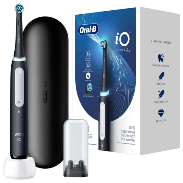 Зубная электрощетка Braun Oral-B iO 4 Черный  photo 4