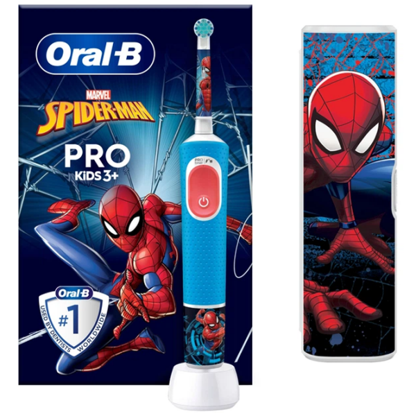 Зубная электрощетка Braun Kids Vitality D103 Spiderman PRO Синий  photo 4
