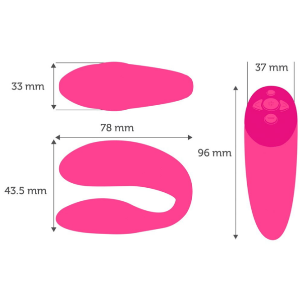 Vibrator We-Vibe Chorus Deep Pink  photo 11