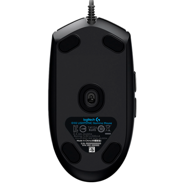 Mouse Logitech G102 Lightsync Black Cu fir / 8000 dpi photo 4
