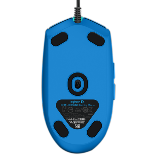 Мышь Logitech G102 Lightsync Синий Проводная / 8000 dpi photo 5