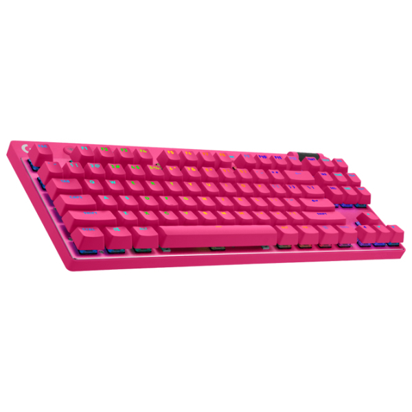 Tastatură Logitech G PRO X Magenta Gaming, Fără fir photo 2