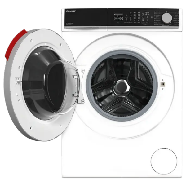 Стиральная машина SHARP ES-NFL814CWNA-EE Белый 8 кг, 1400 об/мин, A photo 5