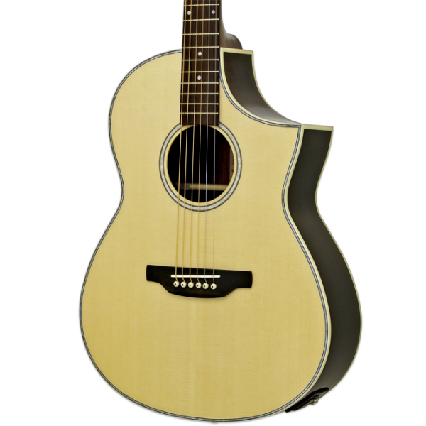 Chitară electro-acustică Aria MSG-02CE Natural Dreadnought, 4/4 photo 3