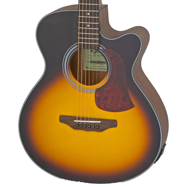 Chitară electro-acustică Aria AF-10CE Matte Tobacco Sunburst Folk, 4/4 photo 3