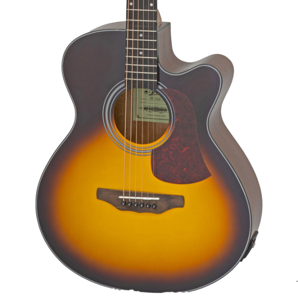 Chitară electro-acustică Aria AF-10CE Tobacco Brown Sunburst Folk, 4/4 photo 3