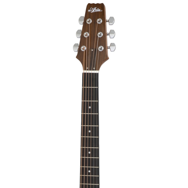 Chitară electro-acustică Aria AF-10CE Tobacco Brown Sunburst Folk, 4/4 photo 5
