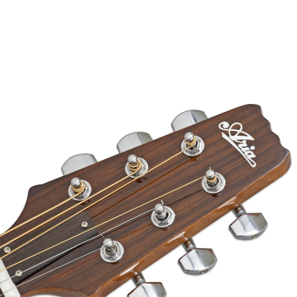 Chitară acustică Aria AF-10 Natural Jumbo, 4/4 photo 7