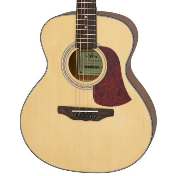 Chitară acustică Aria AF-10 mini Matte Natural Jumbo, 3/4 photo 3