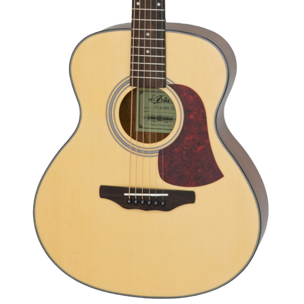 Chitară acustică Aria AF-10 mini Natural Jumbo, 3/4 photo 3