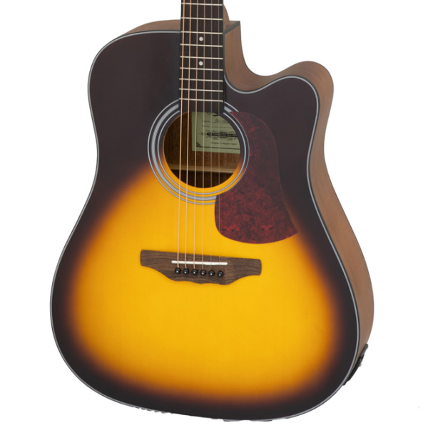 Электроакустическая гитара Aria AD-10CE Матовый табачный Sunburst Dreadnought, 4/4 photo 2