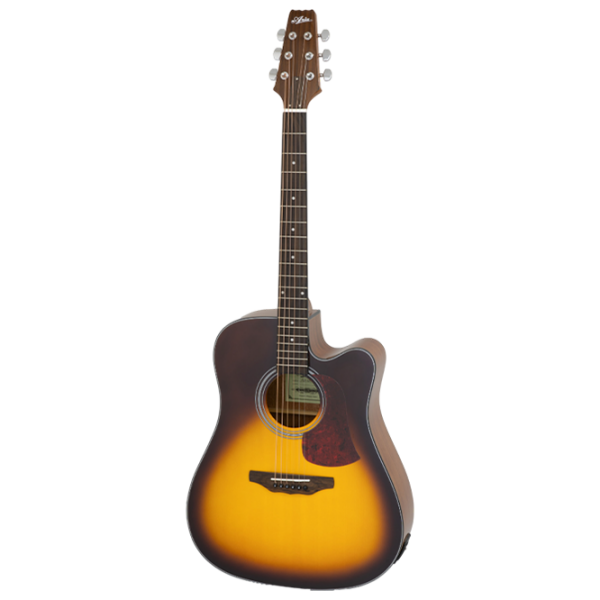 Chitară electro-acustică Aria AD-10CE Tobacco Brown Sunburst Dreadnought, 4/4 photo 1