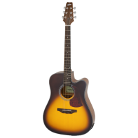 Chitară electro-acustică Aria AD-10CE Tobacco Brown Sunburst Dreadnought, 4/4