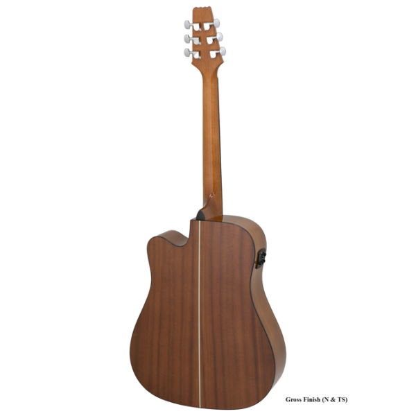 Chitară electro-acustică Aria AD-10CE Tobacco Brown Sunburst Dreadnought, 4/4 photo 4