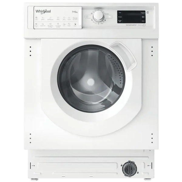 Mașină de spălat cu uscător Whirlpool BI WDWG 751482 EU N White 7 kg, 1400 rpm, D photo 1