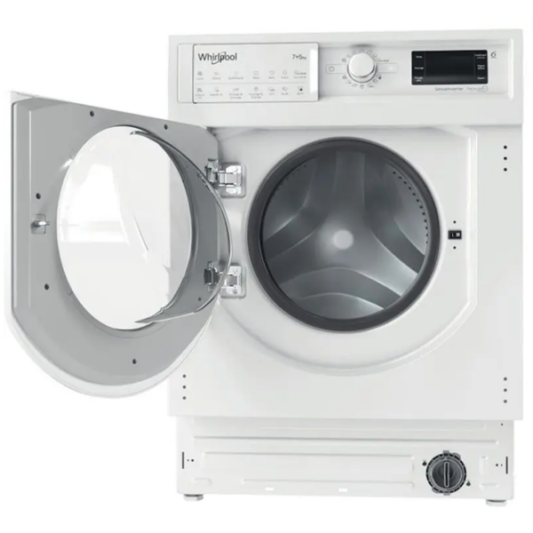 Mașină de spălat cu uscător Whirlpool BI WDWG 751482 EU N White 7 kg, 1400 rpm, D photo 2