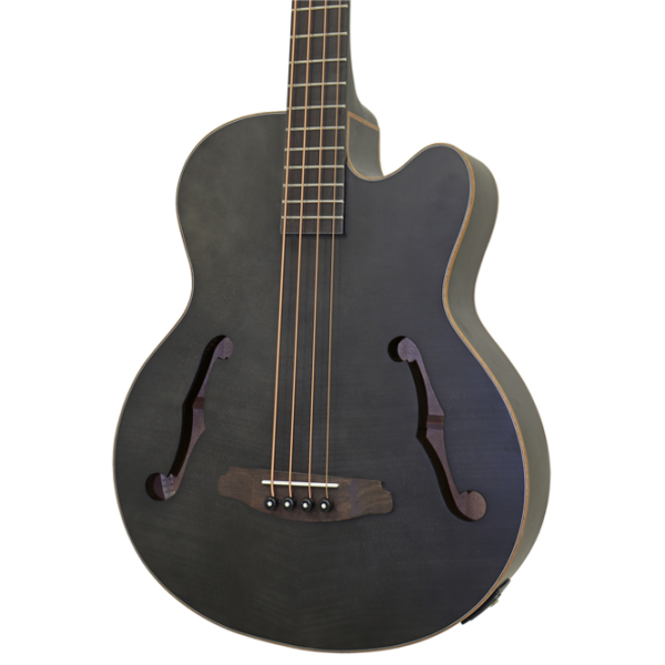 Chitară bas electroacustică Aria FEB-F2M STBK Black Jumbo, 4/4 photo 4