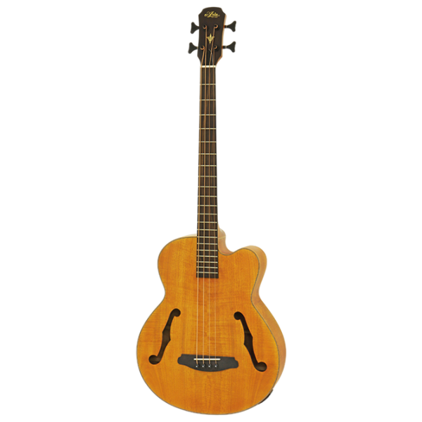 Chitară bas electroacustică Aria FEB-F2M STBR Brown Jumbo, 4/4 photo 1