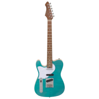 Chitară electrică ARIA Pro II 615-MK2 Left
Transparent Aqua Blue , 4/4