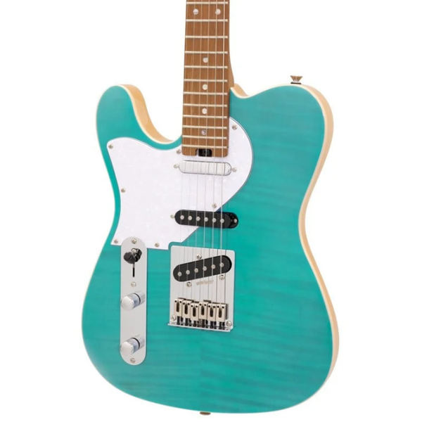 Chitară electrică ARIA Pro II 615-MK2 Left
Transparent Aqua Blue , 4/4 photo 2