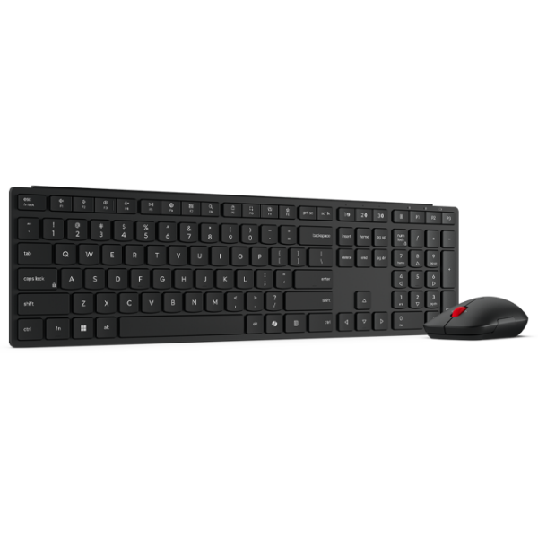 Клавиатура и Мышь Lenovo Pro 6000 Черный Для дома и офиса, Беспроводные photo 2