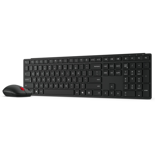 Клавиатура и Мышь Lenovo Pro 6000 Черный Для дома и офиса, Беспроводные photo 5