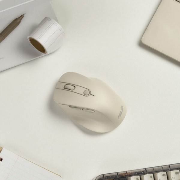 Mouse Asus MD105 Milky White Fără fir, 2400 dpi photo 6