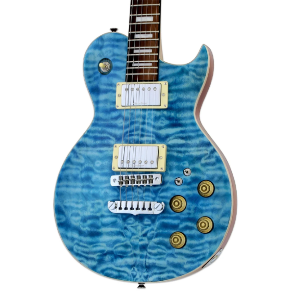 Chitară electrică ARIA Pro II PE-480
Emerald Blue , 4/4 photo 4