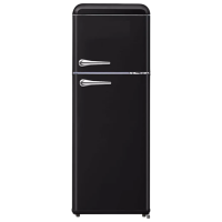 Frigider Starcrest SRF-208BK Retro Black 160l / No Frost, 48l / No Frost, E