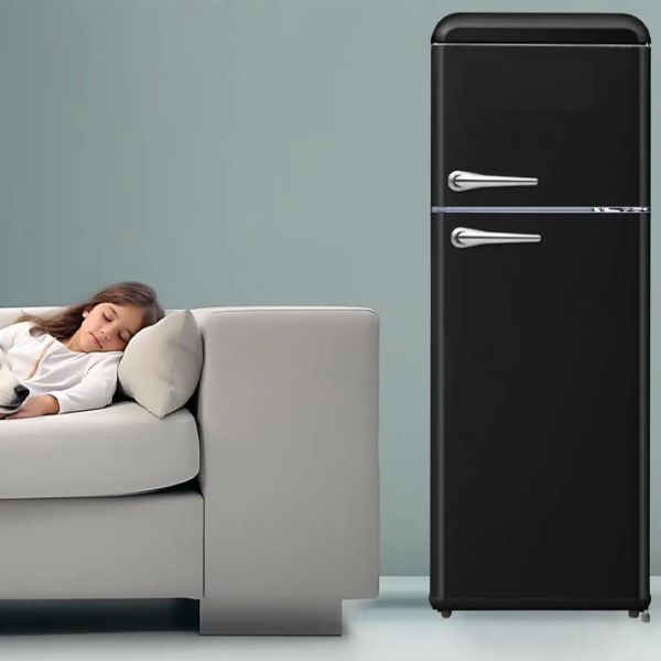 Frigider Starcrest SRF-208BK Retro Black 160l / No Frost, 48l / No Frost, E photo 4