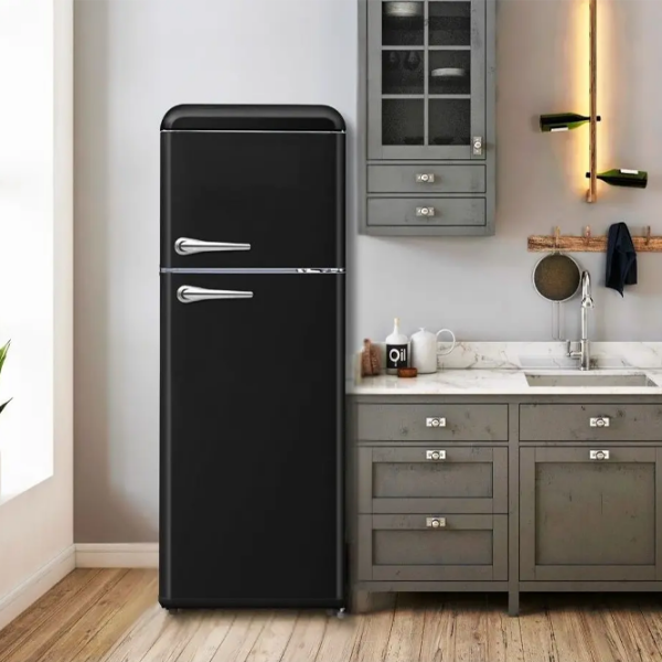 Frigider Starcrest SRF-208BK Retro Black 160l / No Frost, 48l / No Frost, E photo 5