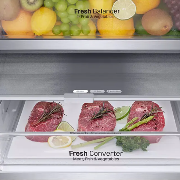 Frigider LG GBV7280DPY Inox 233l / No Frost, 110l / No Frost, D photo 10