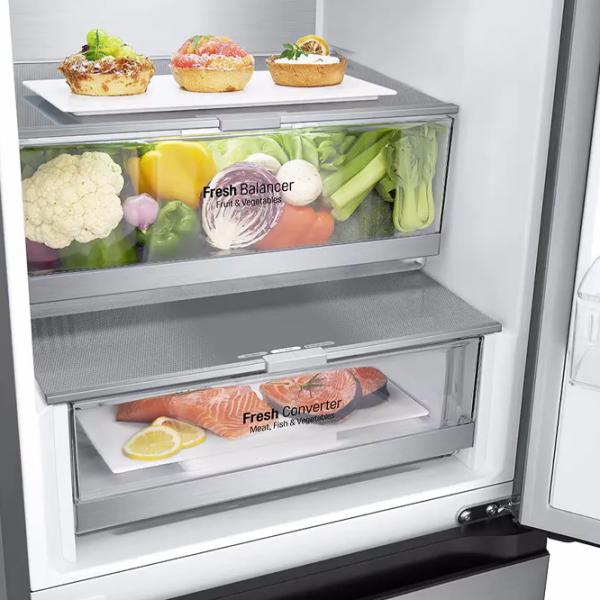 Frigider LG GBV7280DPY Inox 233l / No Frost, 110l / No Frost, D photo 12