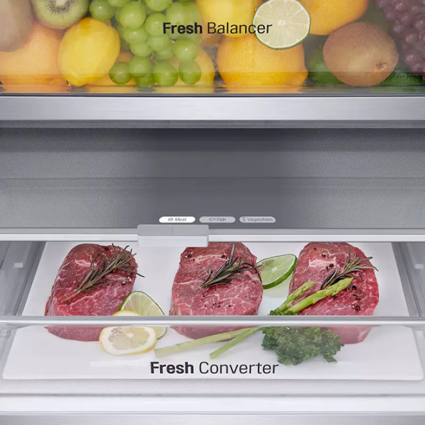 Frigider LG GBV7280CSW White 277l / No Frost, 110l / No Frost, C photo 10