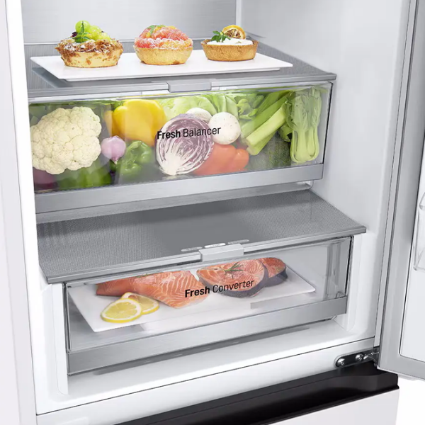Frigider LG GBV7280CSW White 277l / No Frost, 110l / No Frost, C photo 11