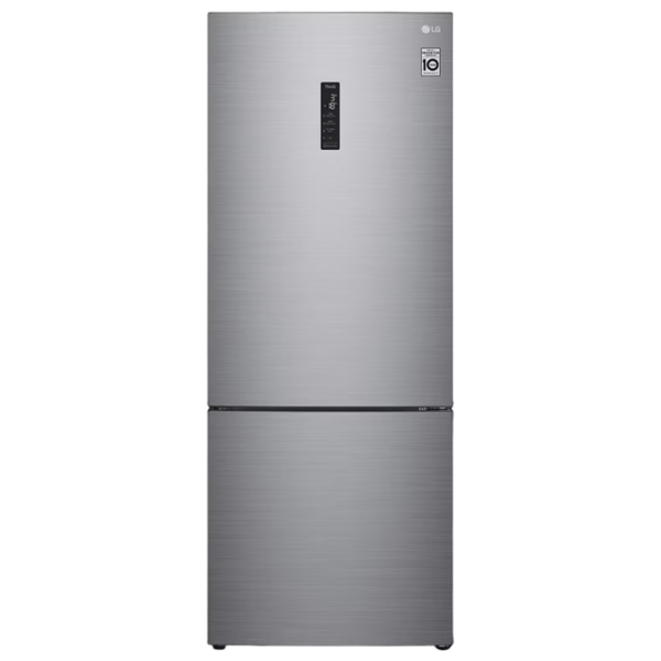 Холодильник LG GBB566PZHMN Нержавеющая сталь 329Л / No Frost, 133л / No Frost, E photo 1