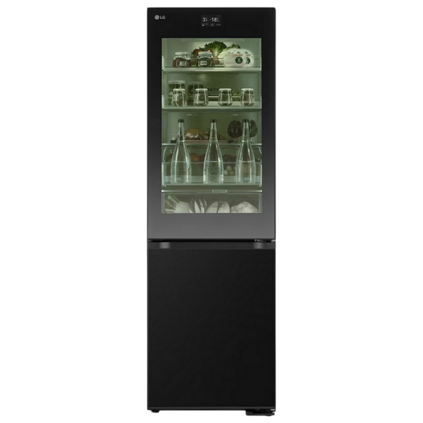 Frigider LG GBG7190CEV Black 195l / No Frost, 110l / No Frost, C photo 1
