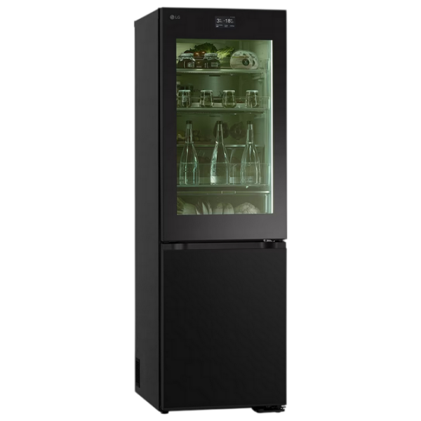 Frigider LG GBG7190CEV Black 195l / No Frost, 110l / No Frost, C photo 2