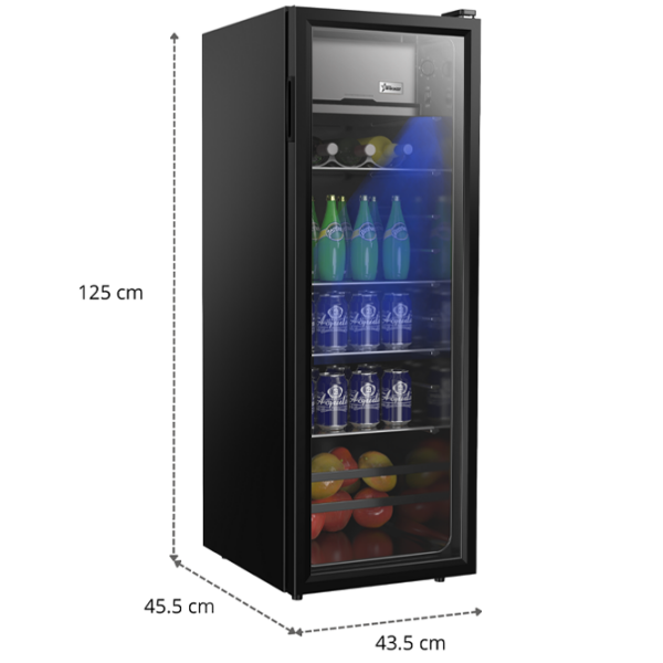 Vitrină frigorifică Starcrest SBC-138BK Black 131.5l / , 6.5l / , E photo 6